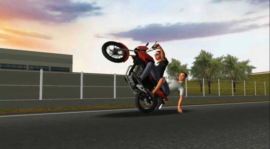 moto wheelie 3d